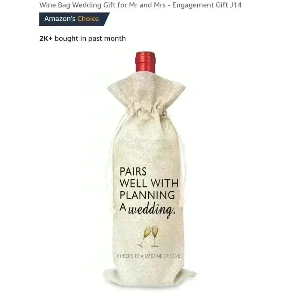 Beige Wine Bottle Bag,‎ Unbranded, Gift Bag, 750ml, Beige